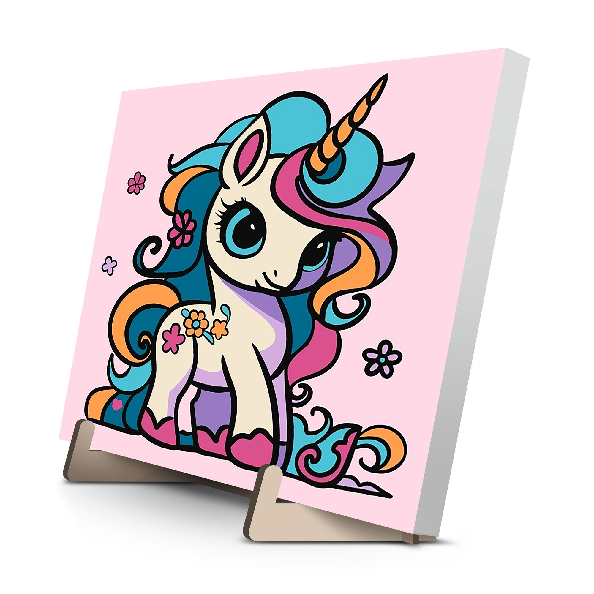 

Картина за номерами Qbee Грайлива єдиноріжка, 25*25 см (QB900-001)