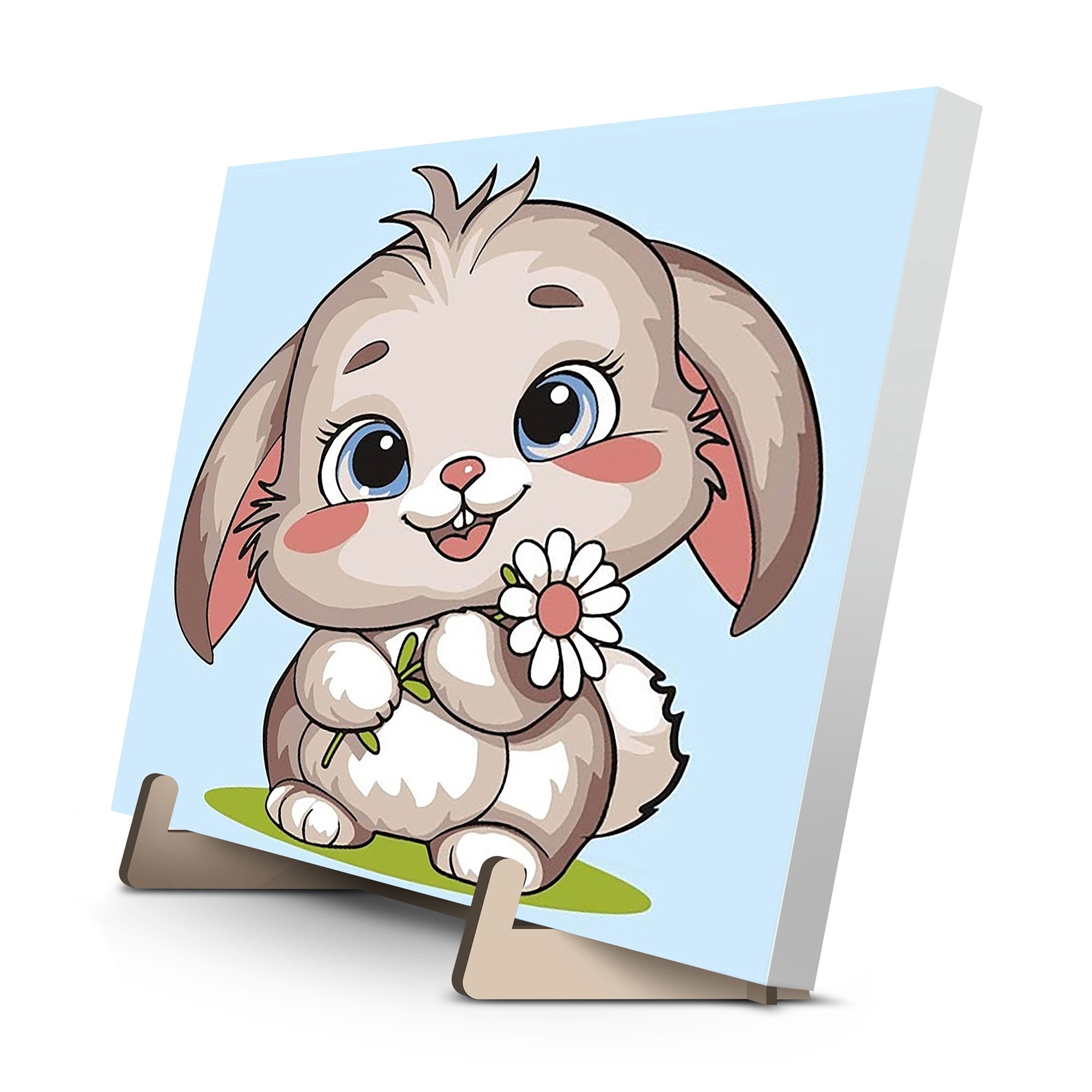 

Картина за номерами Qbee Зайчик, 25*25 см (QB900-006)