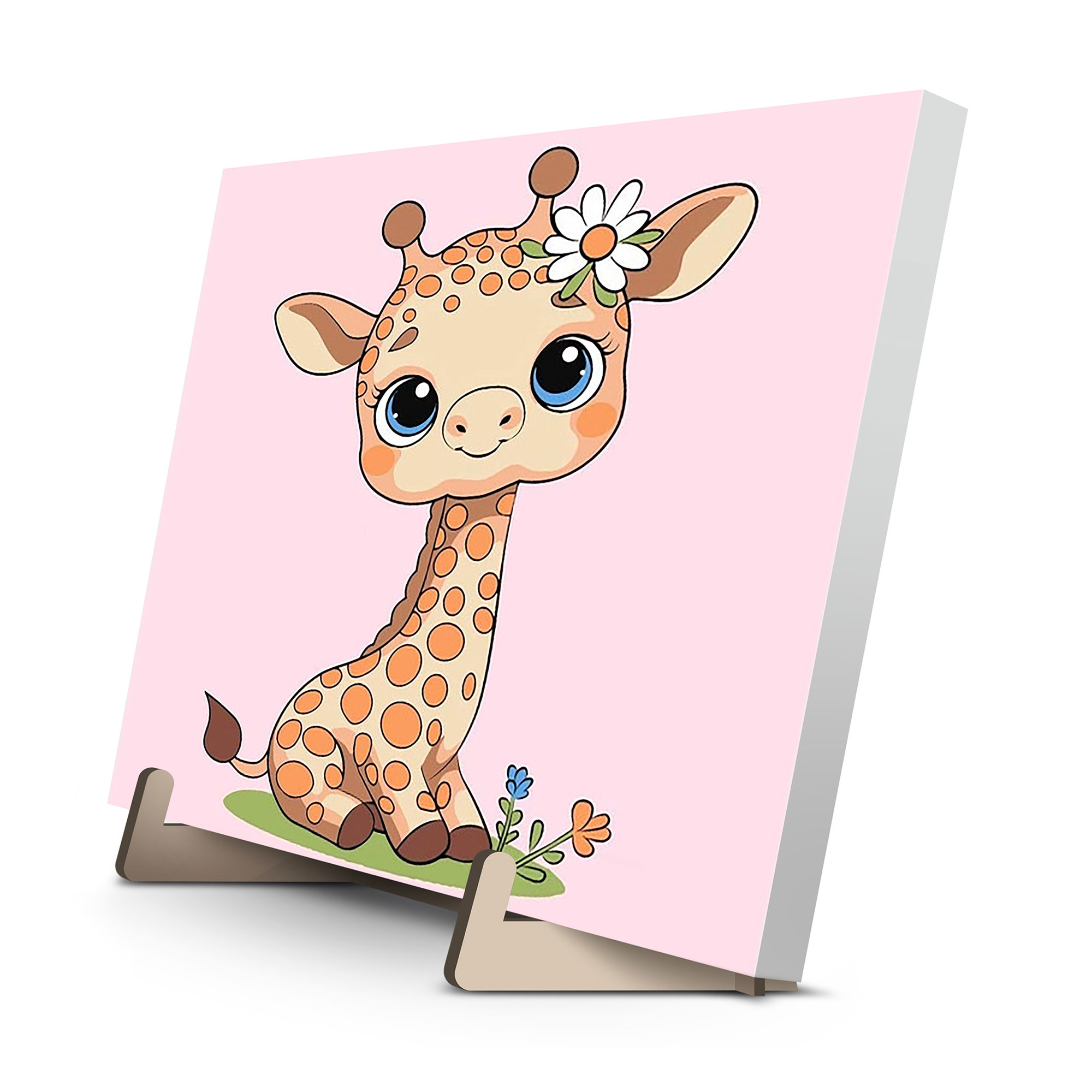 

Картина за номерами Qbee Жирафка, 25*25 см (QB901-009)