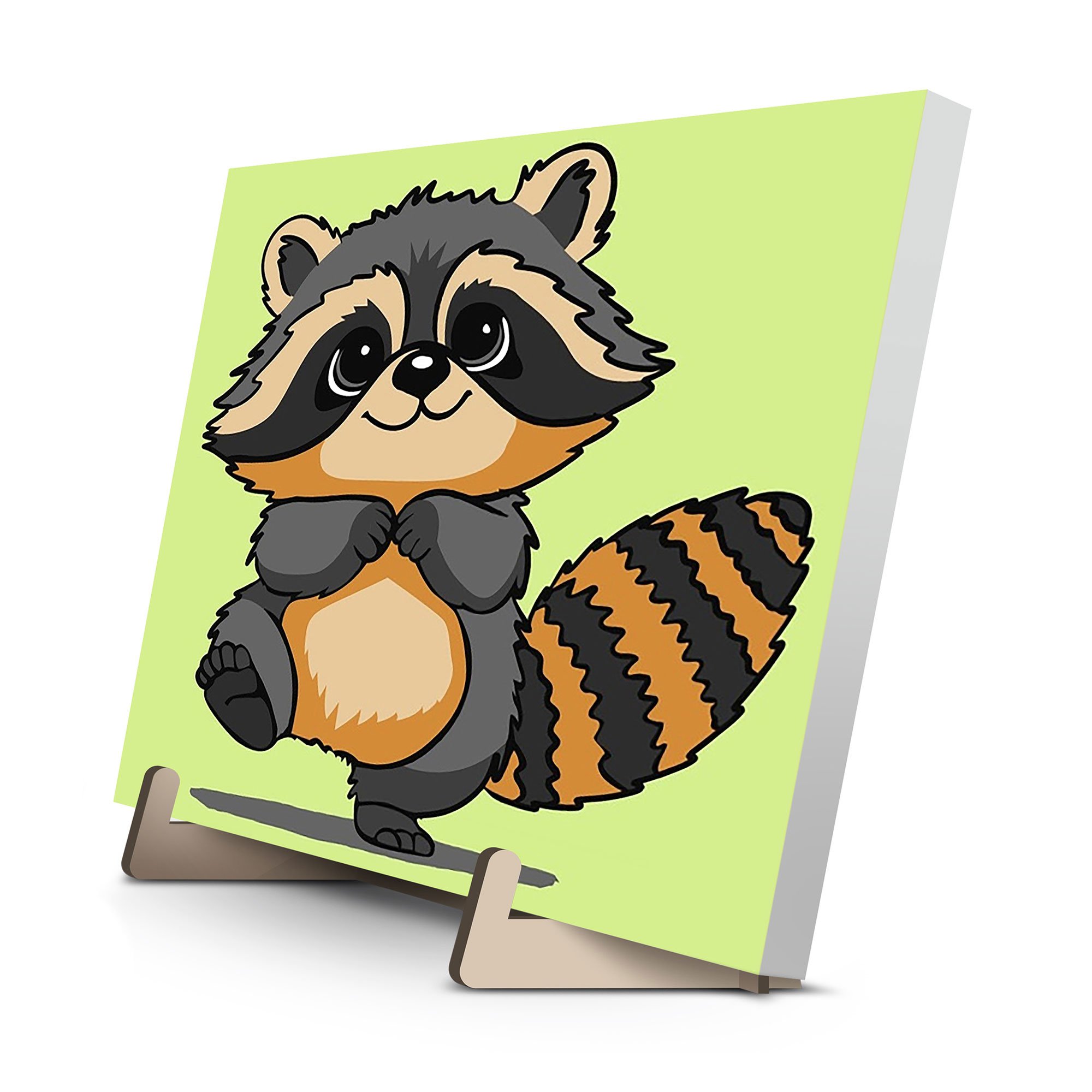 

Картина за номерами Qbee Єнотик, 25*25 см (QB900-024)