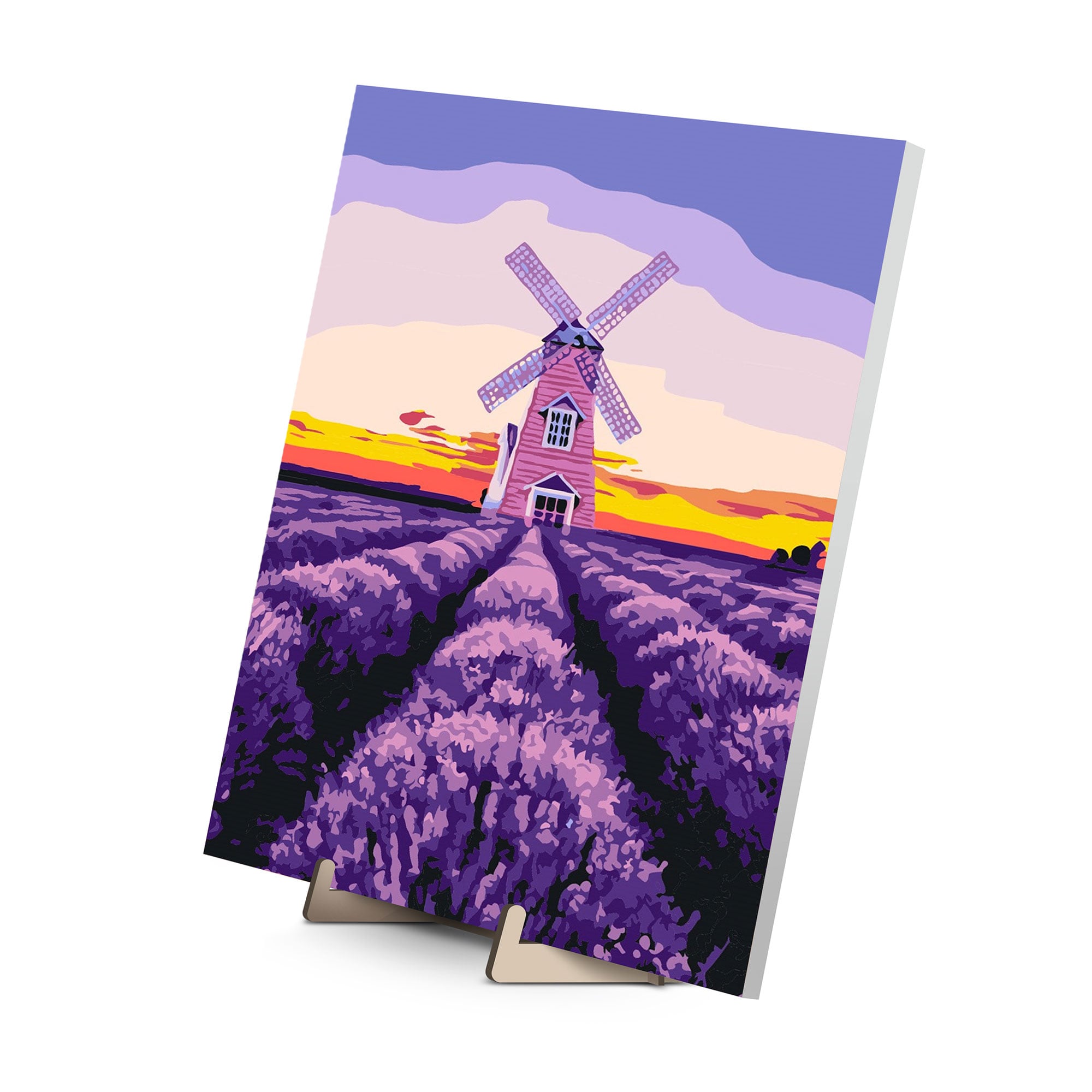 

Картина за номерами Qbee Вітряк і лаванда, 30*40 см (QB900-062)