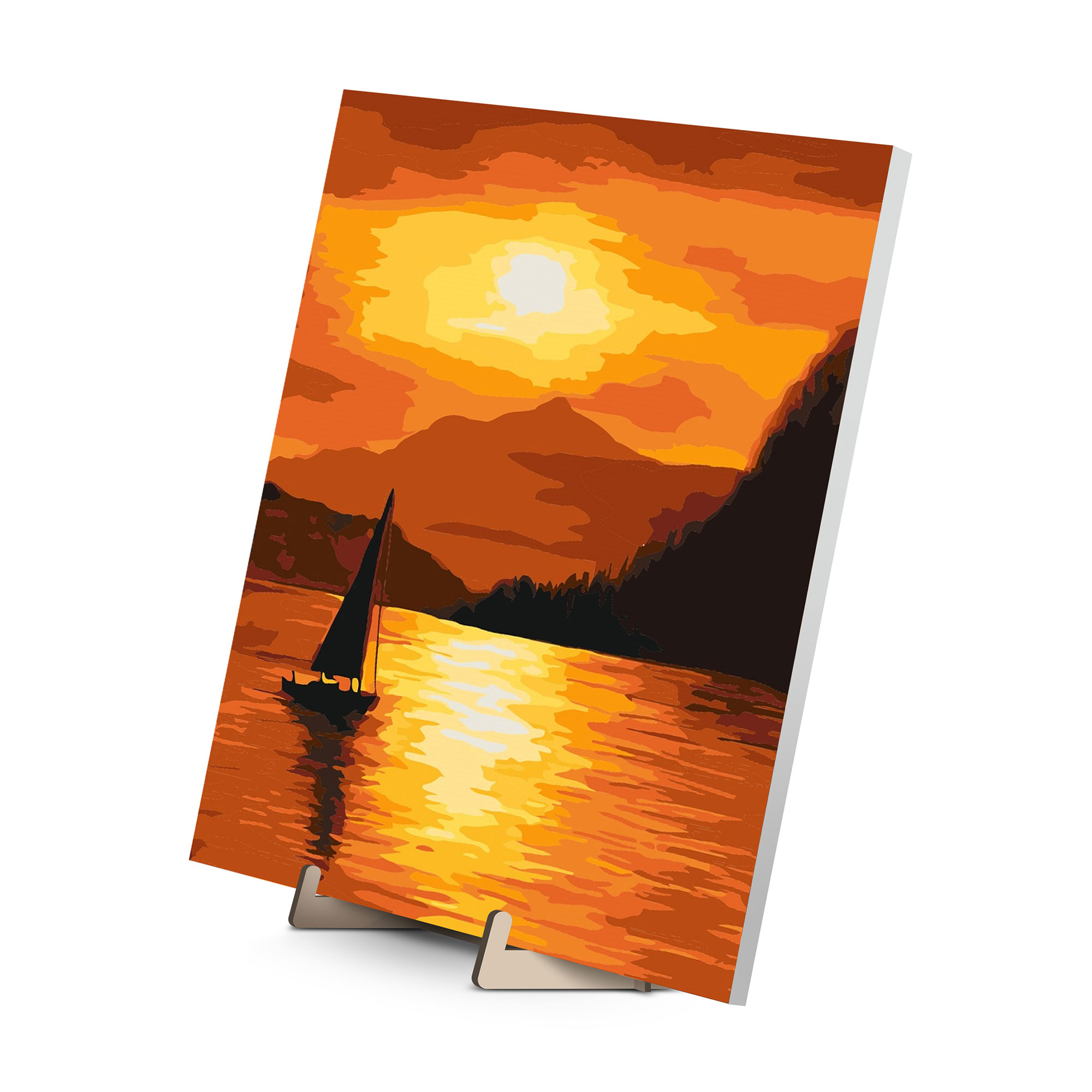 

Картина за номерами Qbee Захід сонця, 30*40 см (QB900-065)