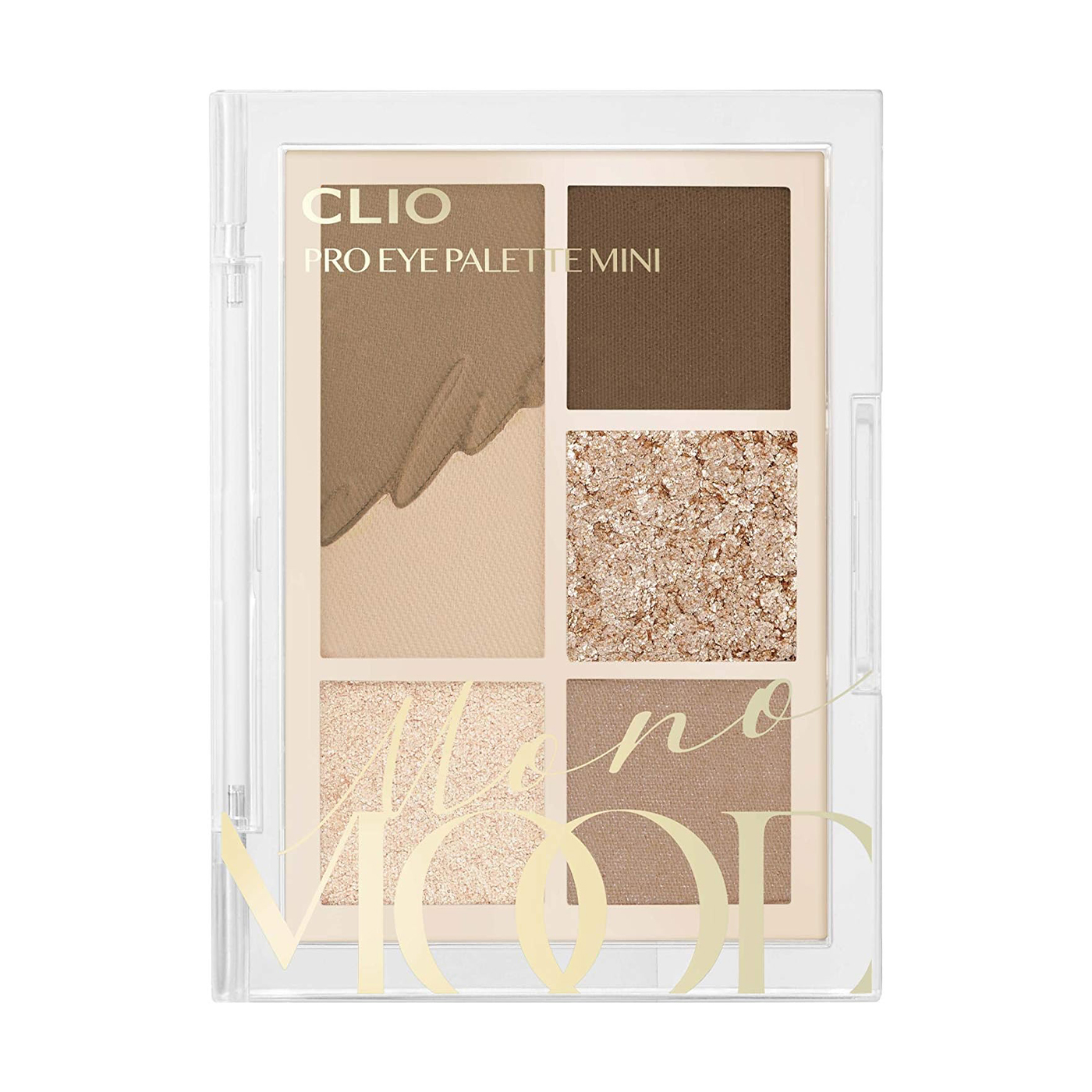 

Палетка тіней для повік Clio Pro Eye Palette Mini 01 Mono Mood, 4 г