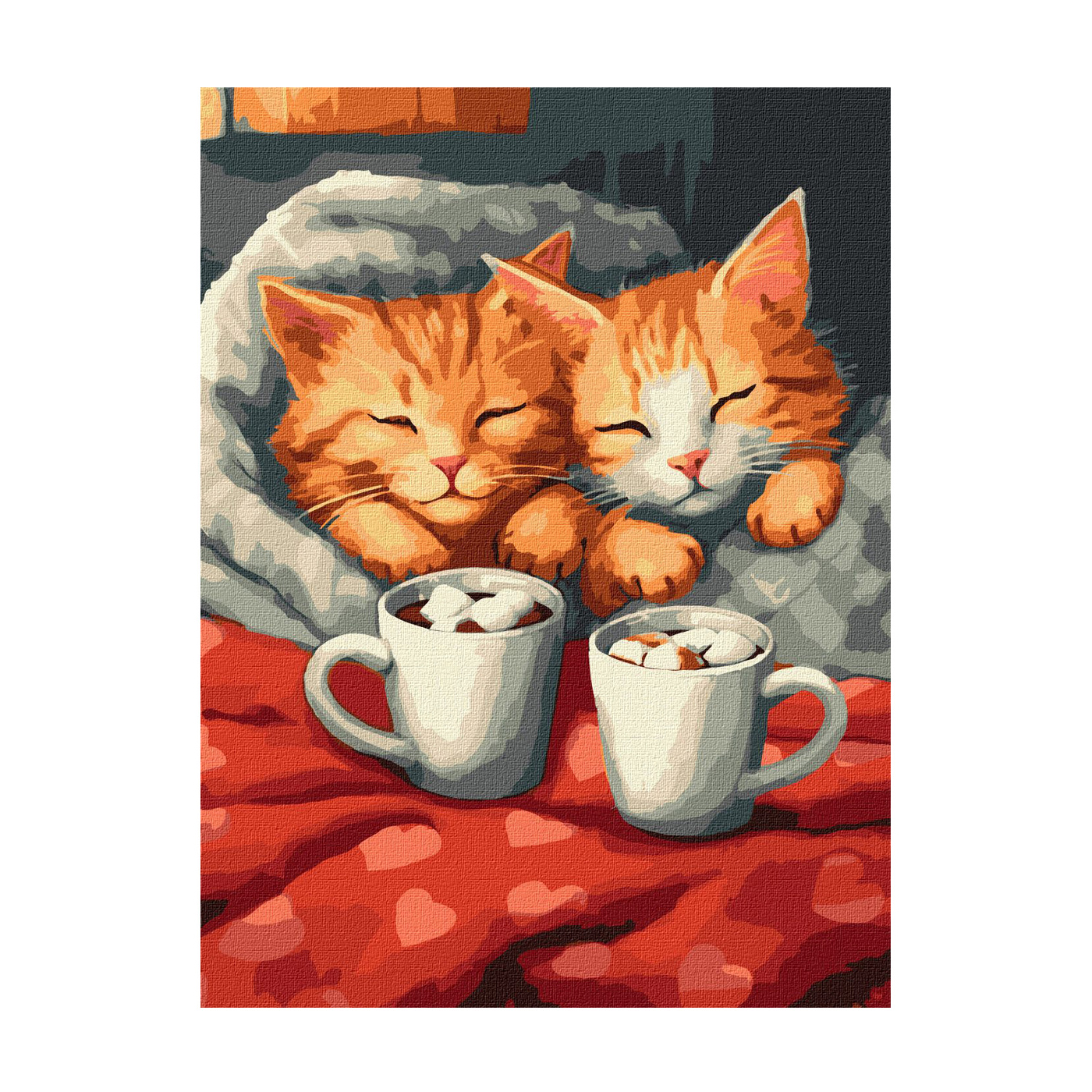 

Картина за номерами Ideyka Закохані коти, 30*40 см (KHO6588)