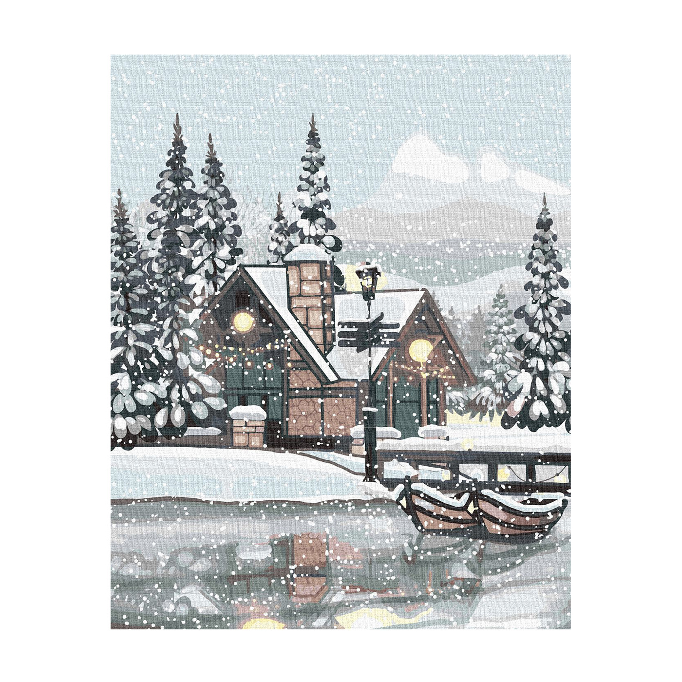 

Картина за номерами Ideyka Сніжна тиша, 40*50 см (KHO2873)