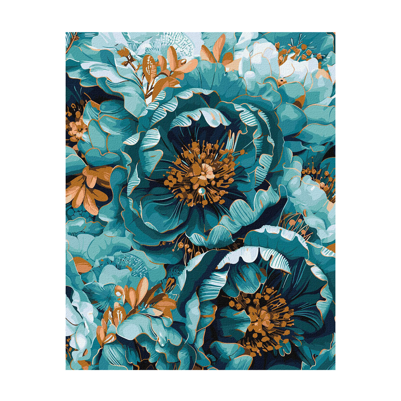 

Картина за номерами Ideyka Квітуча гармонія з фарбами металік, 40*50 см (KHO3276)