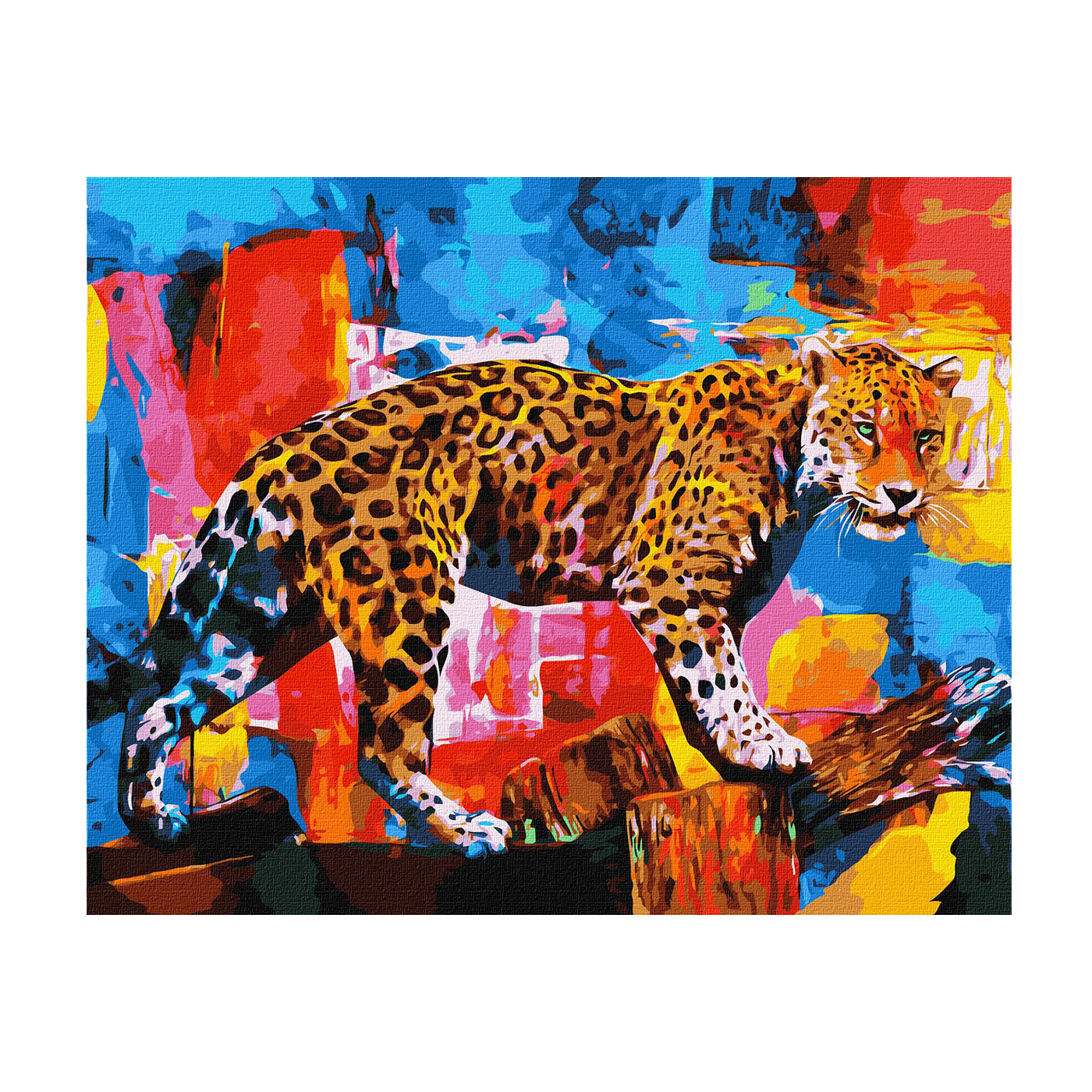 

Картина за номерами Ideyka Яскравий леопард, 40*50 см (KHO4338)