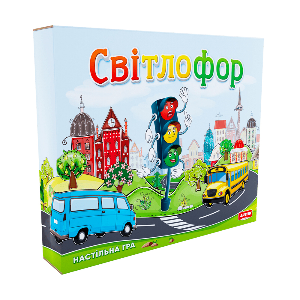 

Дитяча настільна гра Artos Games Світлофор, від 7 років