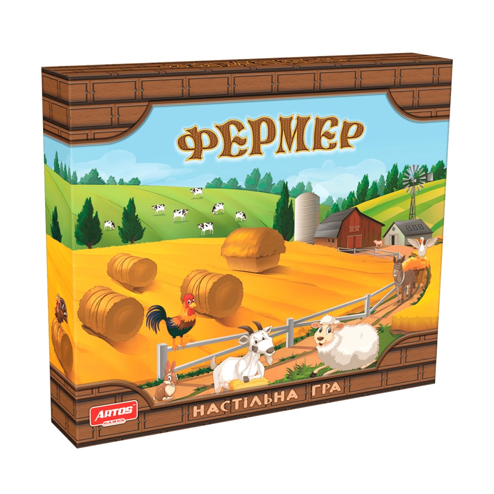 

Дитяча настільна гра Artos Games Фермер, від 5 років, (AM-01-02)