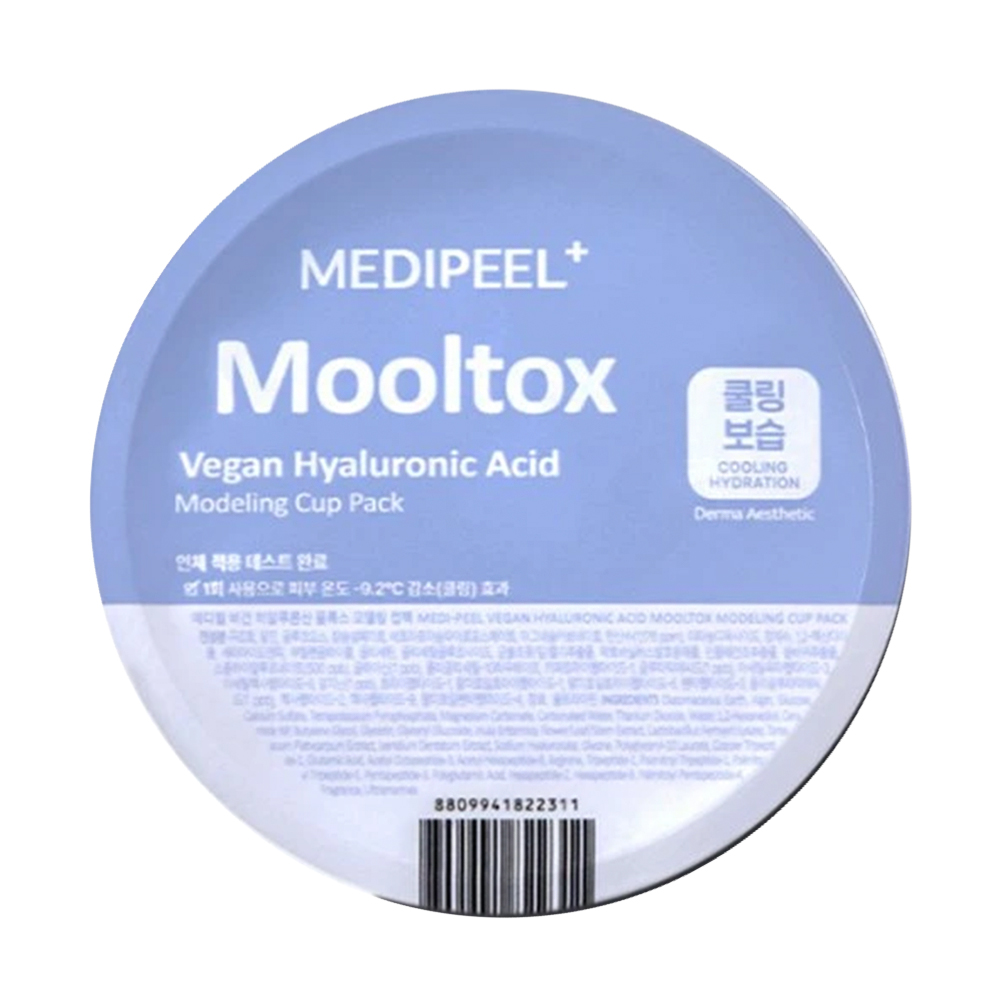 

Зволожувальна моделювальна маска для обличчя Medi-Peel Vegan Hyaluronic Acid Mooltox Modeling Cup Pack, 28 г