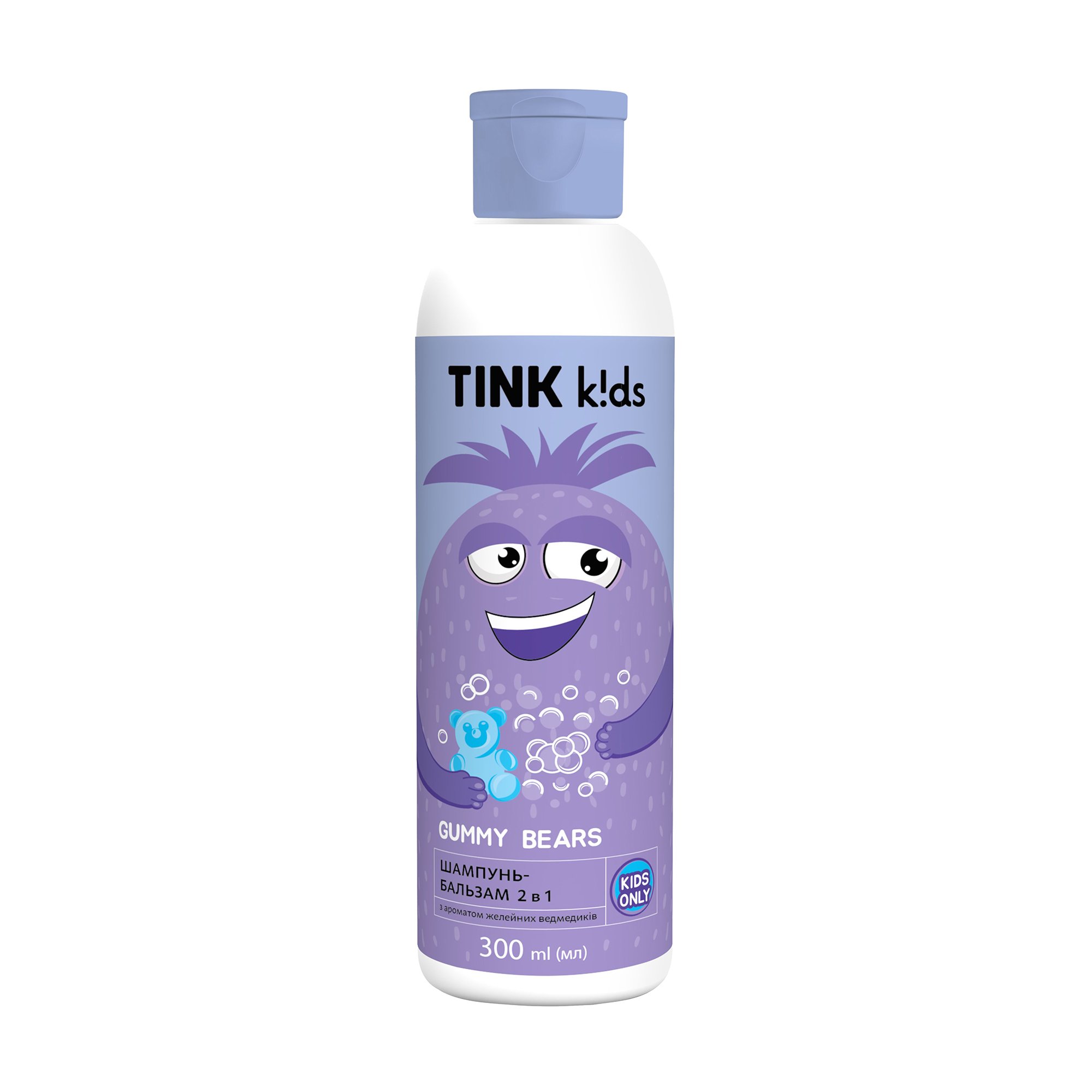

Шампунь-бальзам 2 в 1 Tink Kids Gummy Bears, 300 мл
