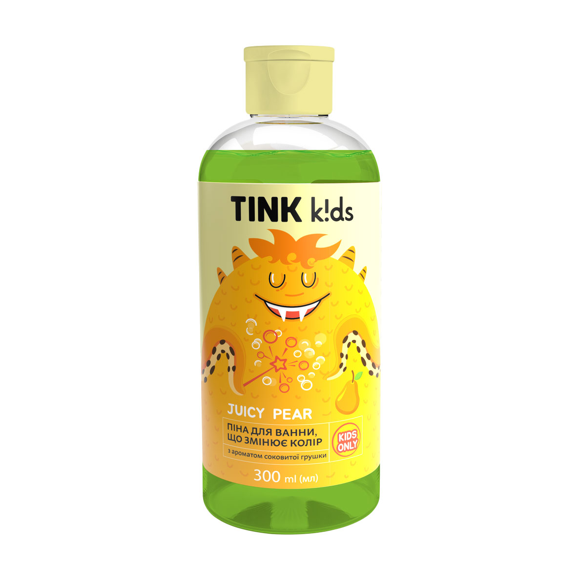 

Піна для ванни Tink Kids Juicy Pear що змінює колір, 300 мл