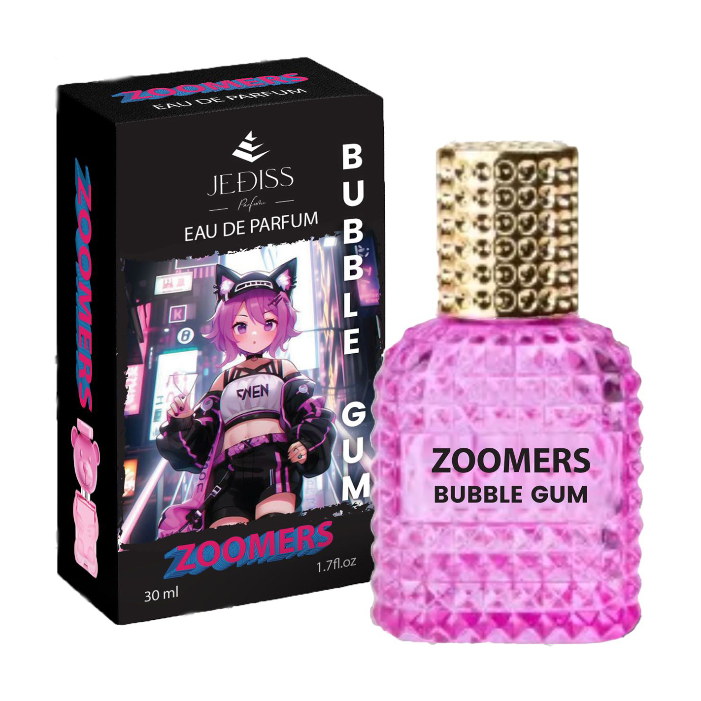 

Jediss Zoomers Bubble Gum Парфумована вода жіноча, 30 мл