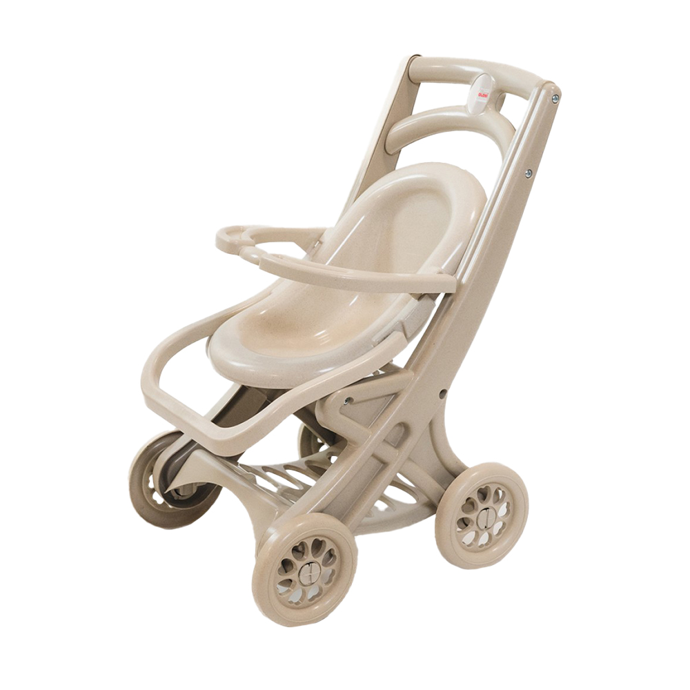 

Уцінка! Візочок для ляльки Doloni Eco Beige сидячий, від 3 років (0122/02eco)