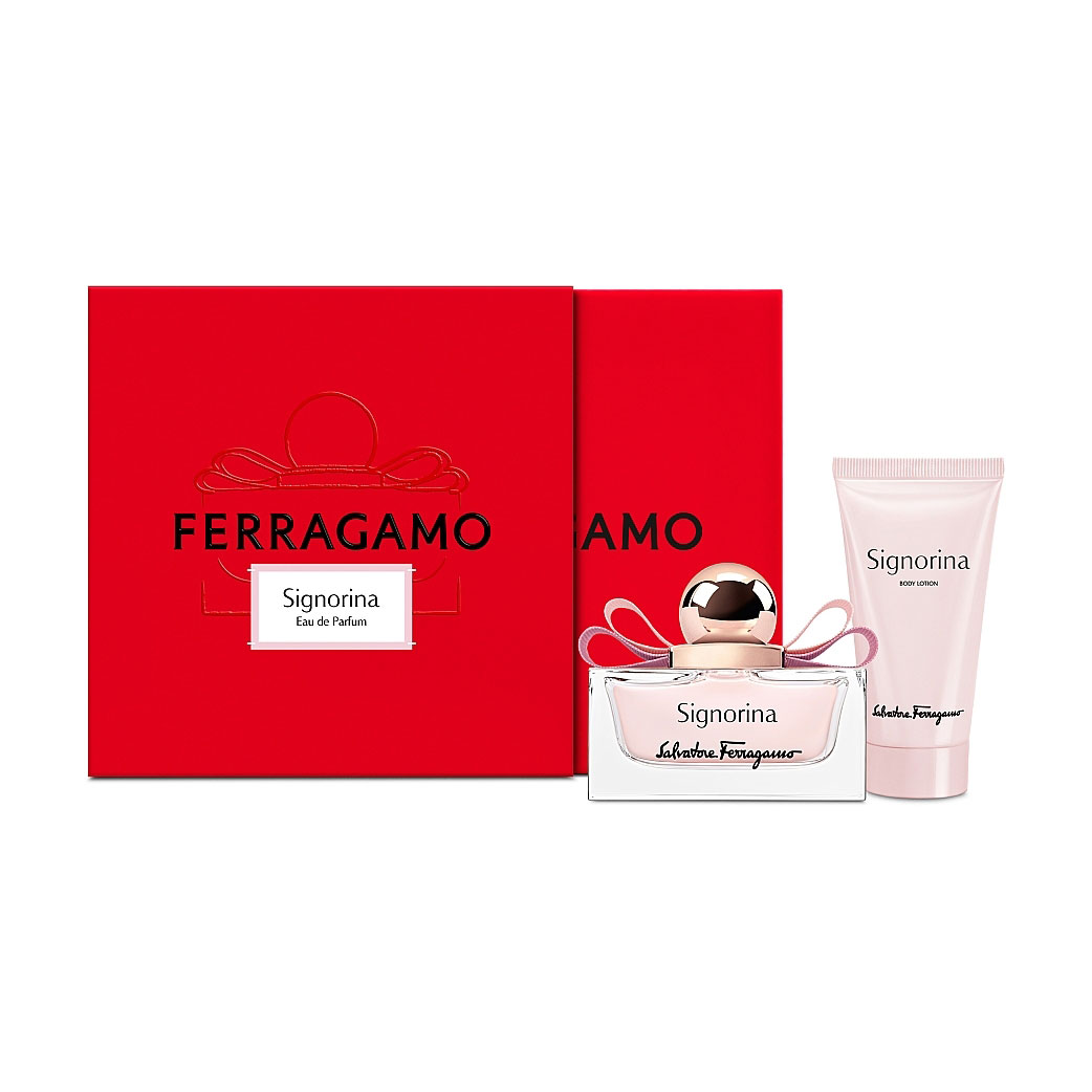 

Парфумований набір жіночий Salvatore Ferragamo Signorina (парфумована вода, 30 мл + лосьйон, 50 мл)