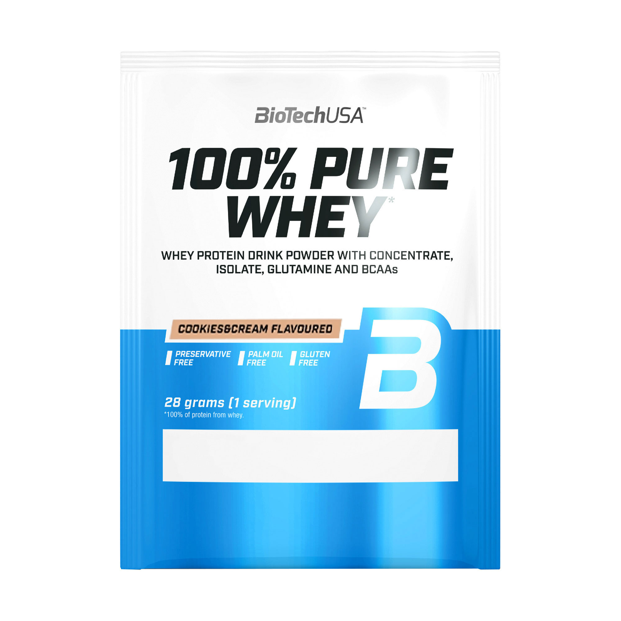 

Протеїн BioTechUSA 100% Pure Whey Печиво з кремом, в порошку, 28 г