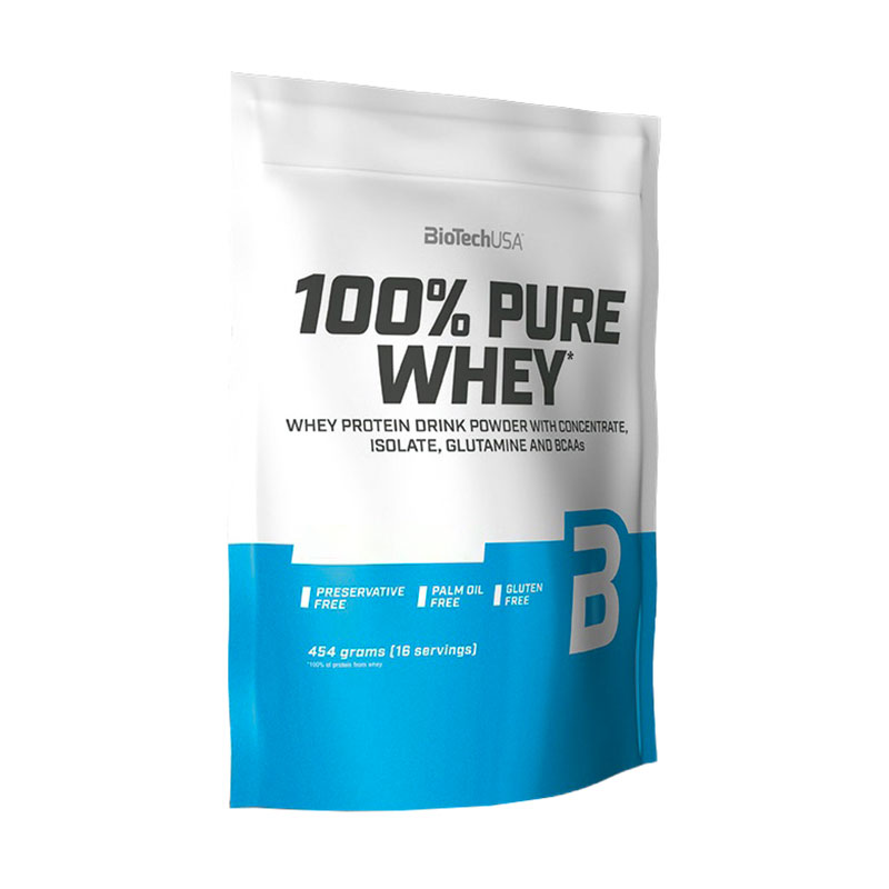 

Протеїн BioTechUSA 100% Pure Whey Карамель та капучіно, в порошку, 454 г