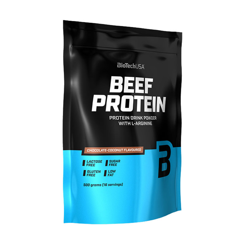 

Протеїн BioTechUSA Beef Protein Шоколад та кокос, в порошку, 500 г