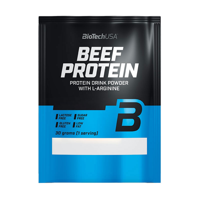

Протеїн BioTechUSA Beef Protein Полуниця, в порошку, 30 г