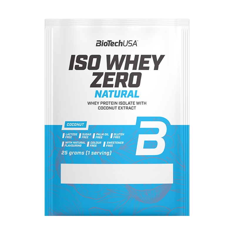 

Протеїн BioTechUSA Iso Whey Zero Natural Кокос, в порошку, 25 г