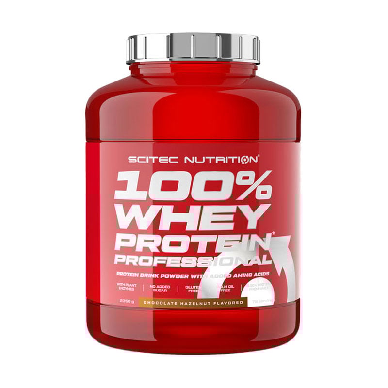 

Протеїн Scitec Nutrition 100% Whey Protein Professional Шоколад та лісовий горіх, в порошку, 2.35 кг