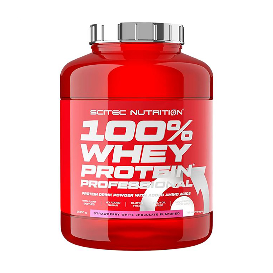 

Протеїн Scitec Nutrition 100% Whey Protein Professional Полуниця та білий шоколад, в порошку, 2.35 кг