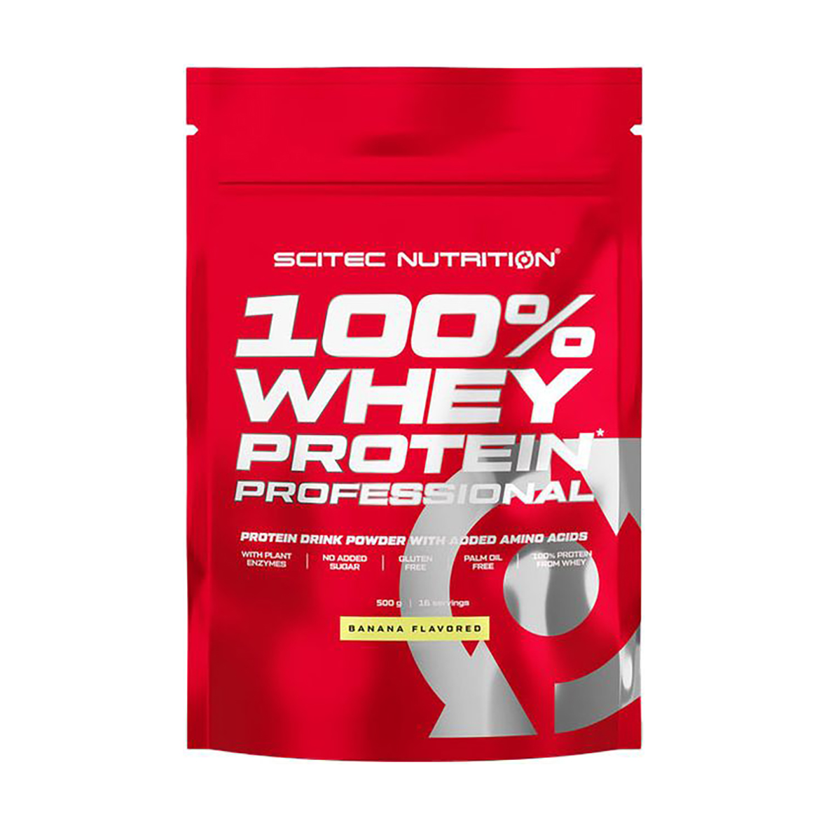 Протеїн Scitec Nutrition 100% Whey Protein Professional Банан, в порошку, 500 г