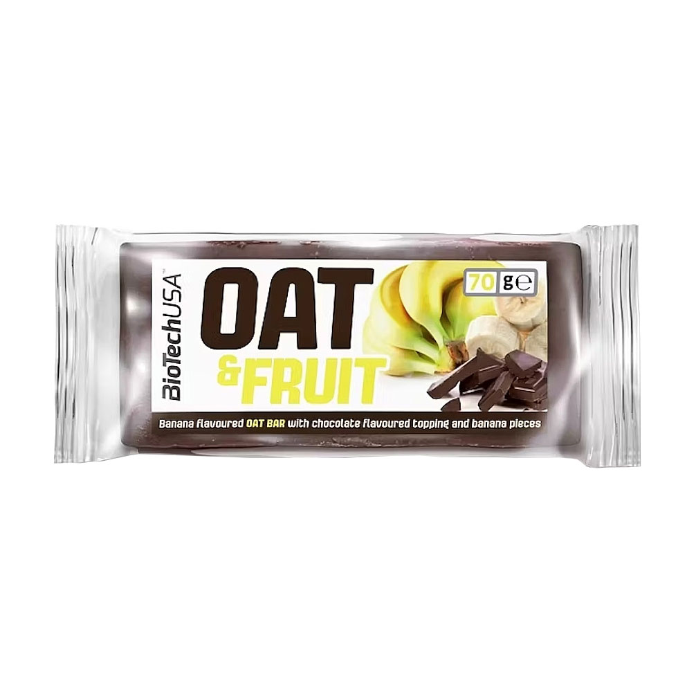 

Уцінка! Протеїновий батончик BioTechUSA Oat & Fruit Bar Шоколад та банан, 70 г