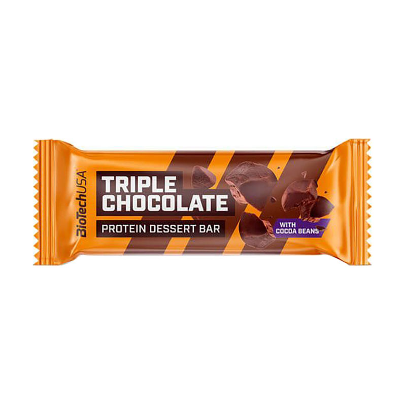 

Протеїновий батончик BioTechUSA Protein Dessert Bar Потрійний шоколад, 50 г