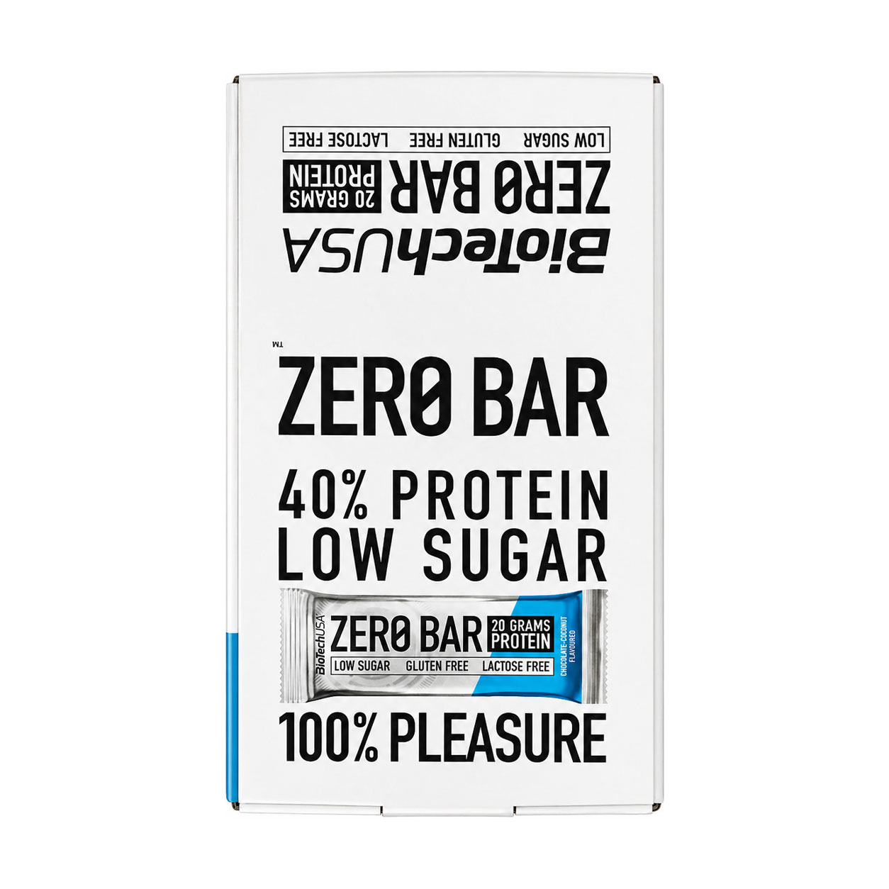 

Протеїновий батончик BioTechUSA Zero Bar Шоколад-кокос, 20*50 г