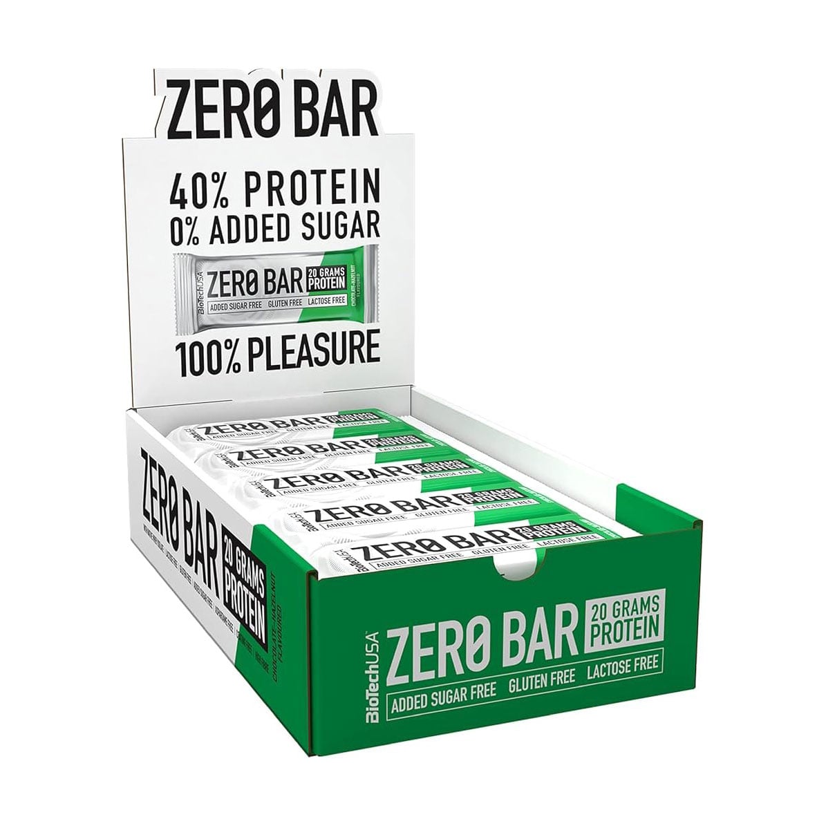 

Протеїновий батончик BioTechUSA Zero Bar Шоколад-лісовий горіх, 20*50 г