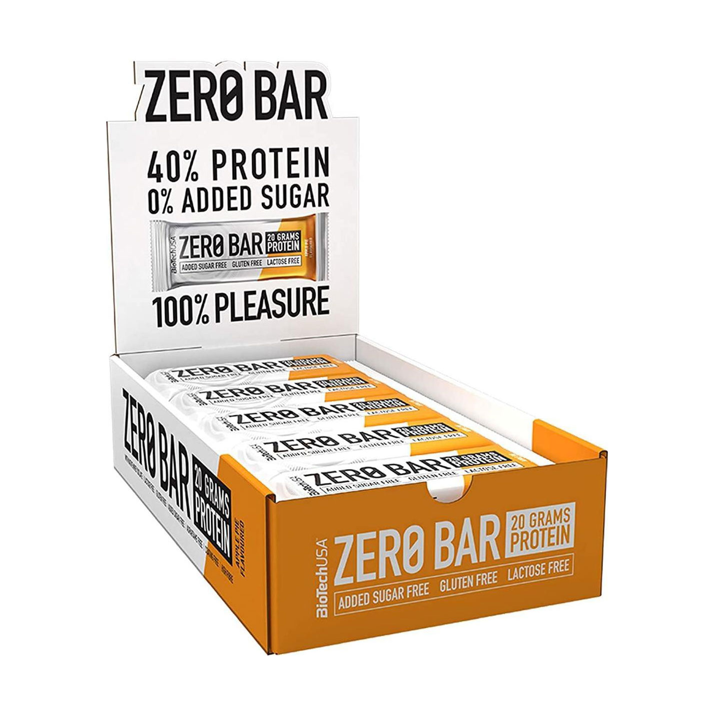 

Протеїновий батончик BioTechUSA Zero Bar Яблучний пиріг, 20*50 г