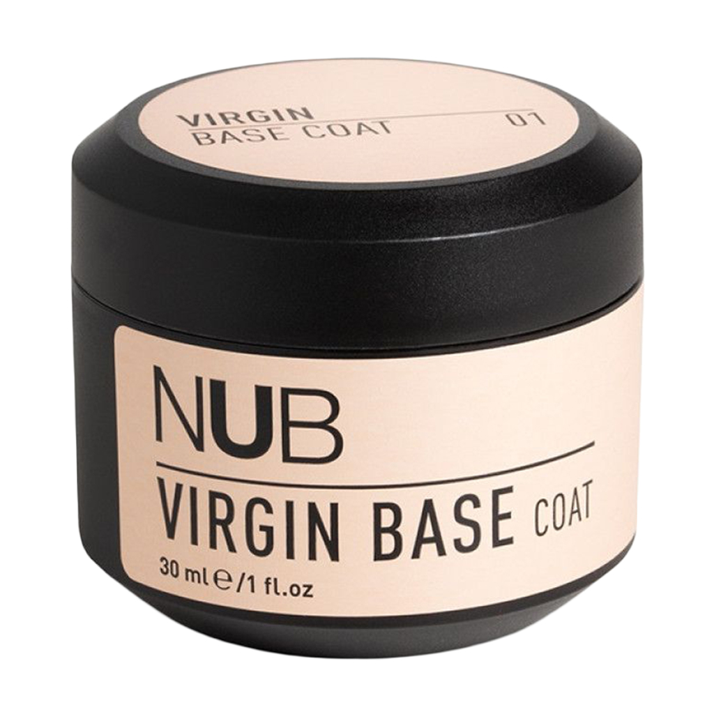 

Камуфлювальна каучукова база для гель-лаку NUB Virgin Base Coat 08 Молочний рожево-бежевий, 30 мл