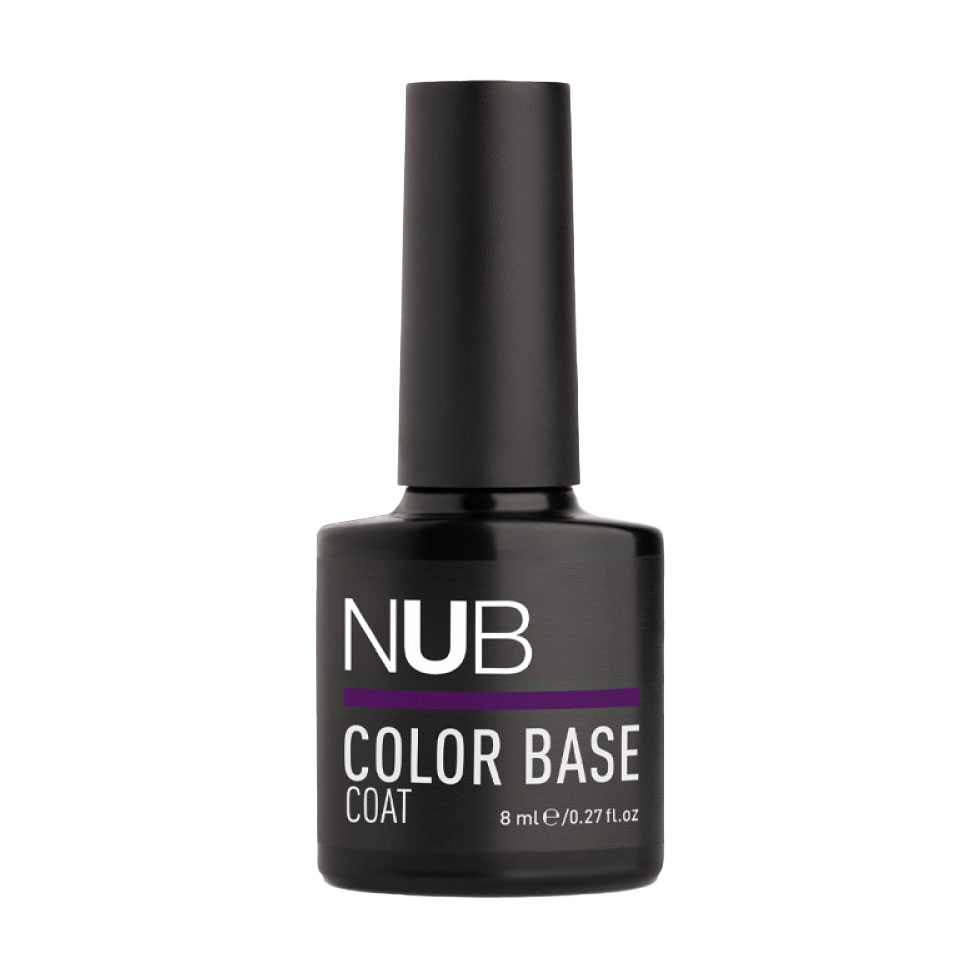 

Уцінка! Кольорова каучукова база для гель-лаку NUB Color Base Coat 20 Plum, 8 мл