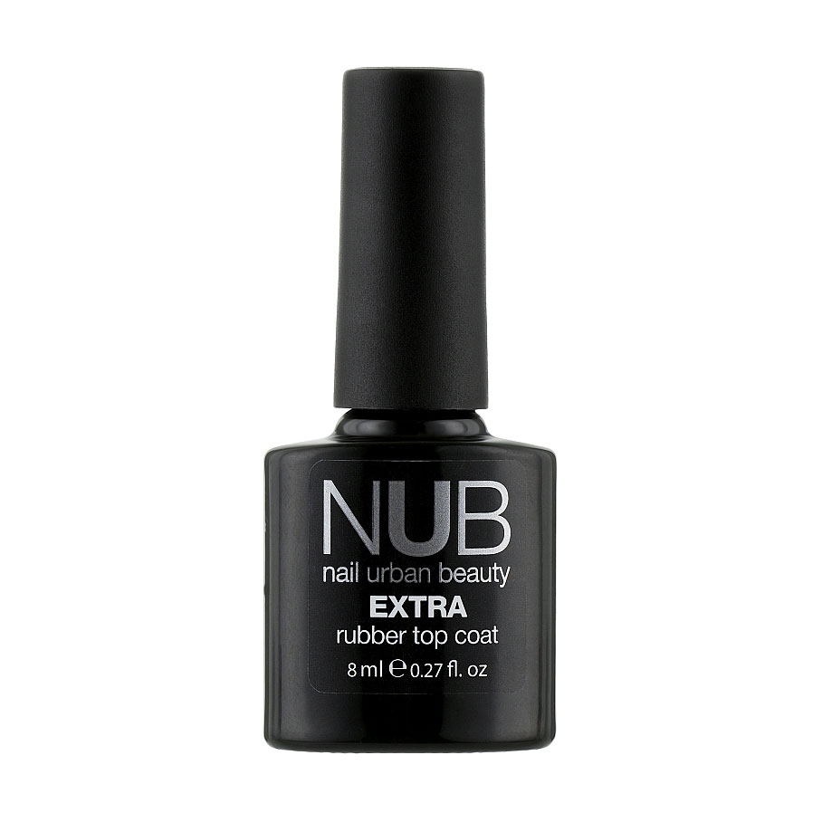 

Каучуковий топ для гель-лаку NUB Extra Rubber Top Coat без липкого шару, 8 мл