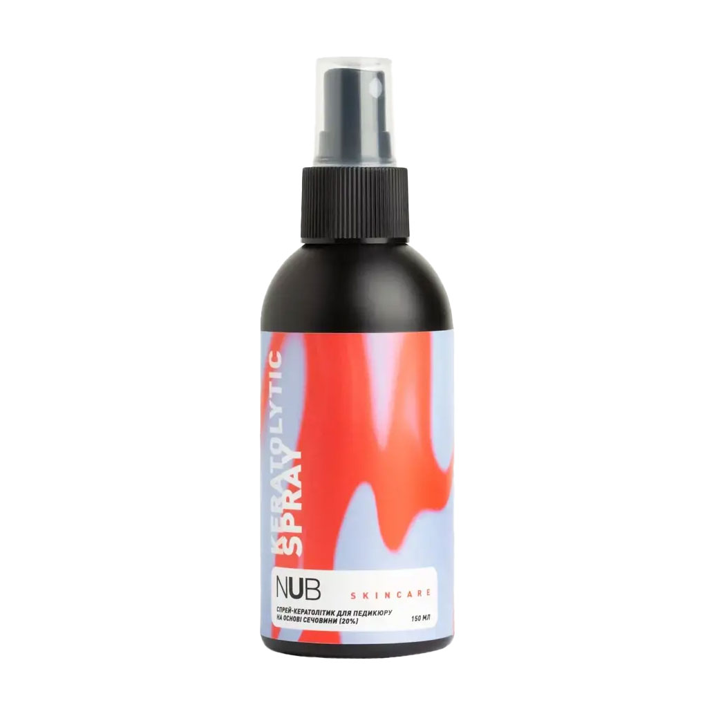 

Спрей-кератолітик для педикюру NUB Skincare Keratolytic Spray на основі сечовини 20%, 150 мл