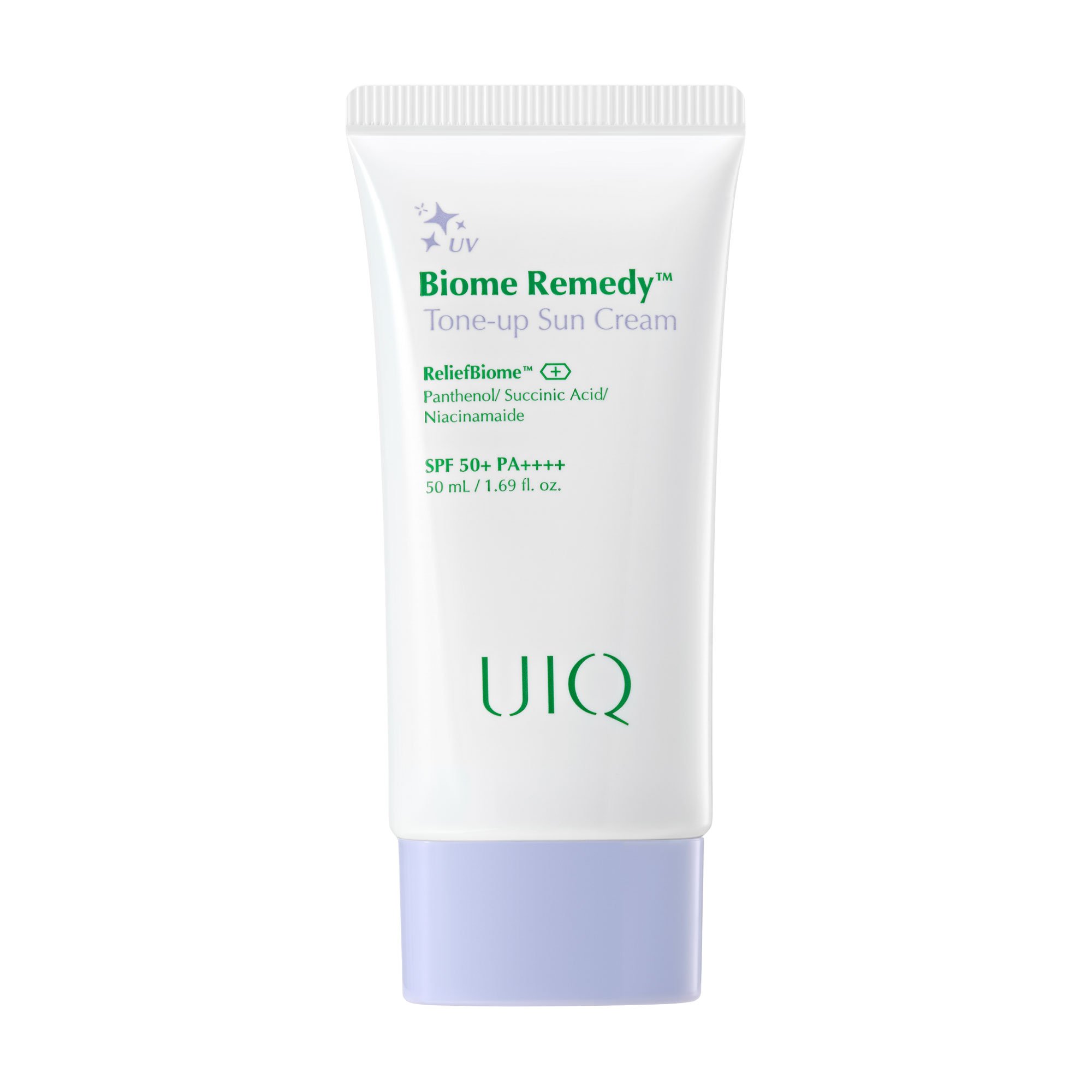 

Тонувальний сонцезахисний крем для обличчя UIQ Biome Remedy Tone-up Sun Cream, SPF 50+ PA++++, 50 мл