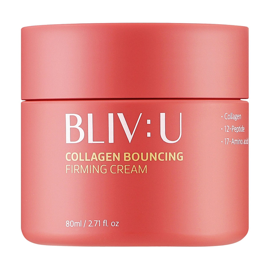 

Крем для обличчя Bliv:U Collagen Bouncing Firming Cream з колагеном, 80 мл