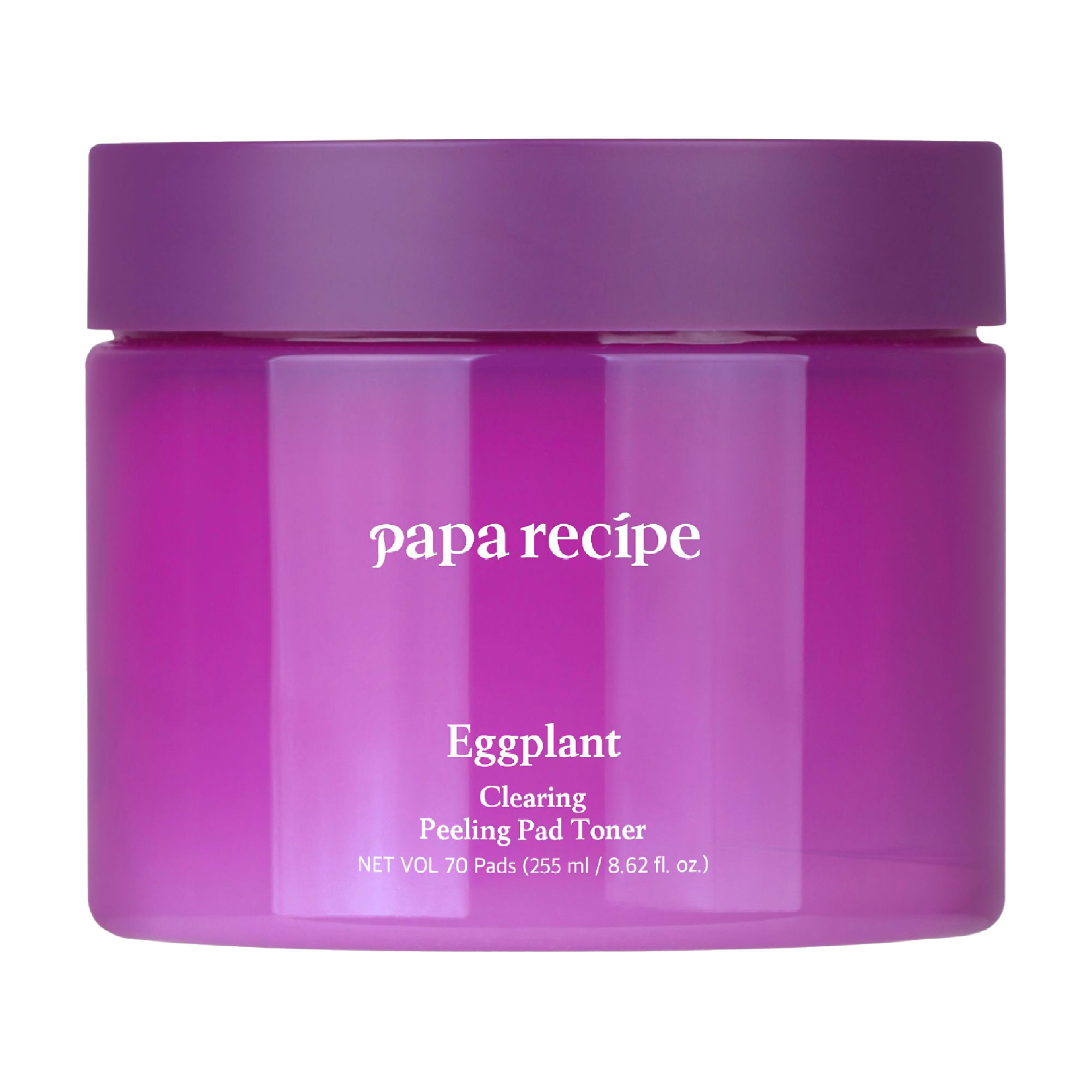 

Пілінг-пади для обличчя Papa Recipe Eggplant Clearing Peeling Pad Toner з екстрактом баклажана, 255 мл, 70 шт