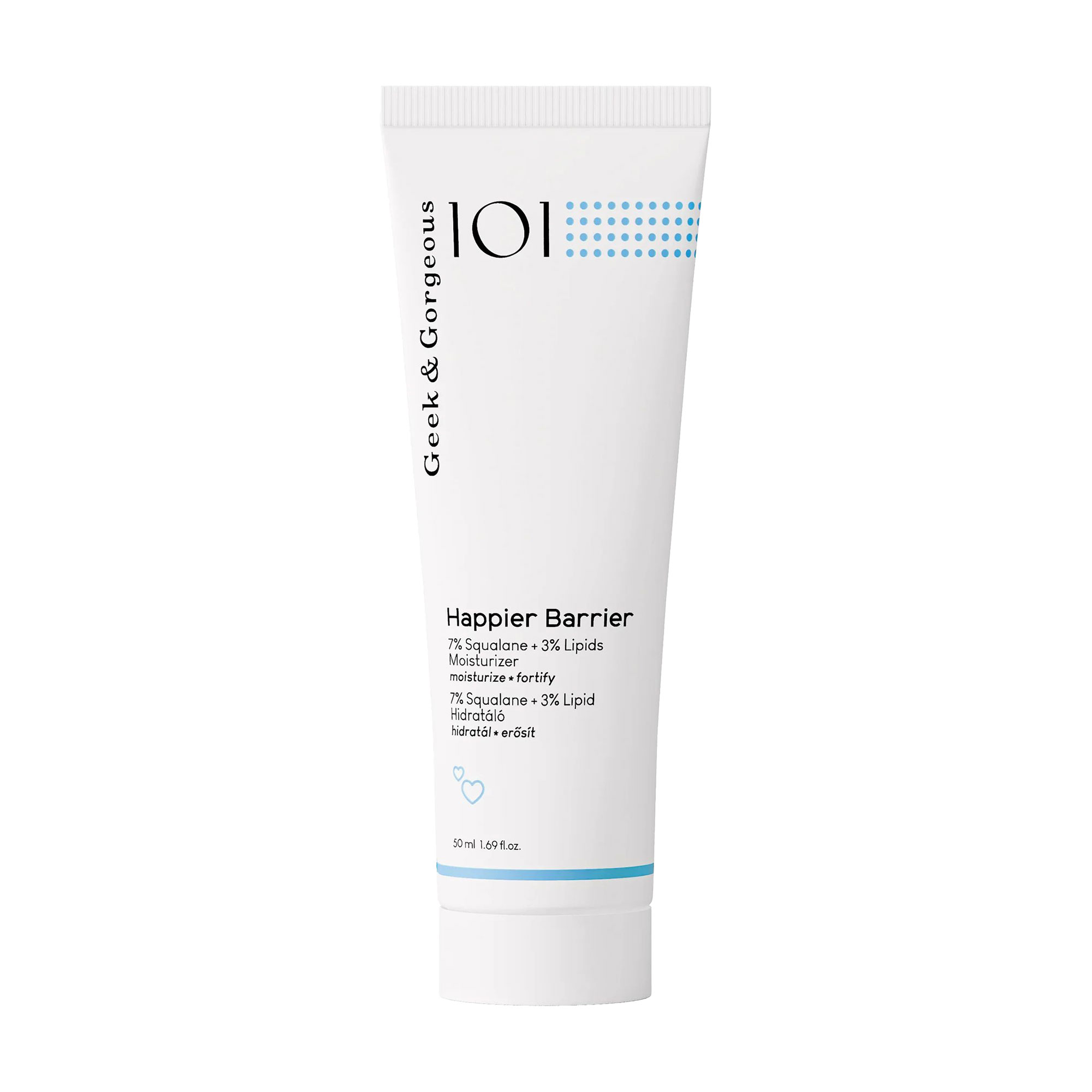 

Крем для обличчя Geek & Gorgeous Happier Barrier 10% Squalane + Lipids Moisturizer, 50 мл