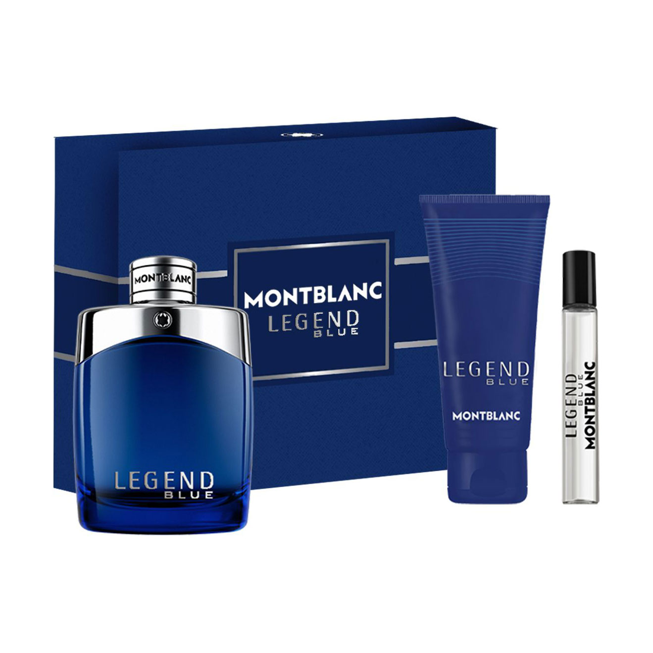 

Парфумований набір чоловічий Montblanc Legend Blue (парфумована вода, 100 мл + парфумована вода, 7.5 мл + гель для душу, 100 мл)