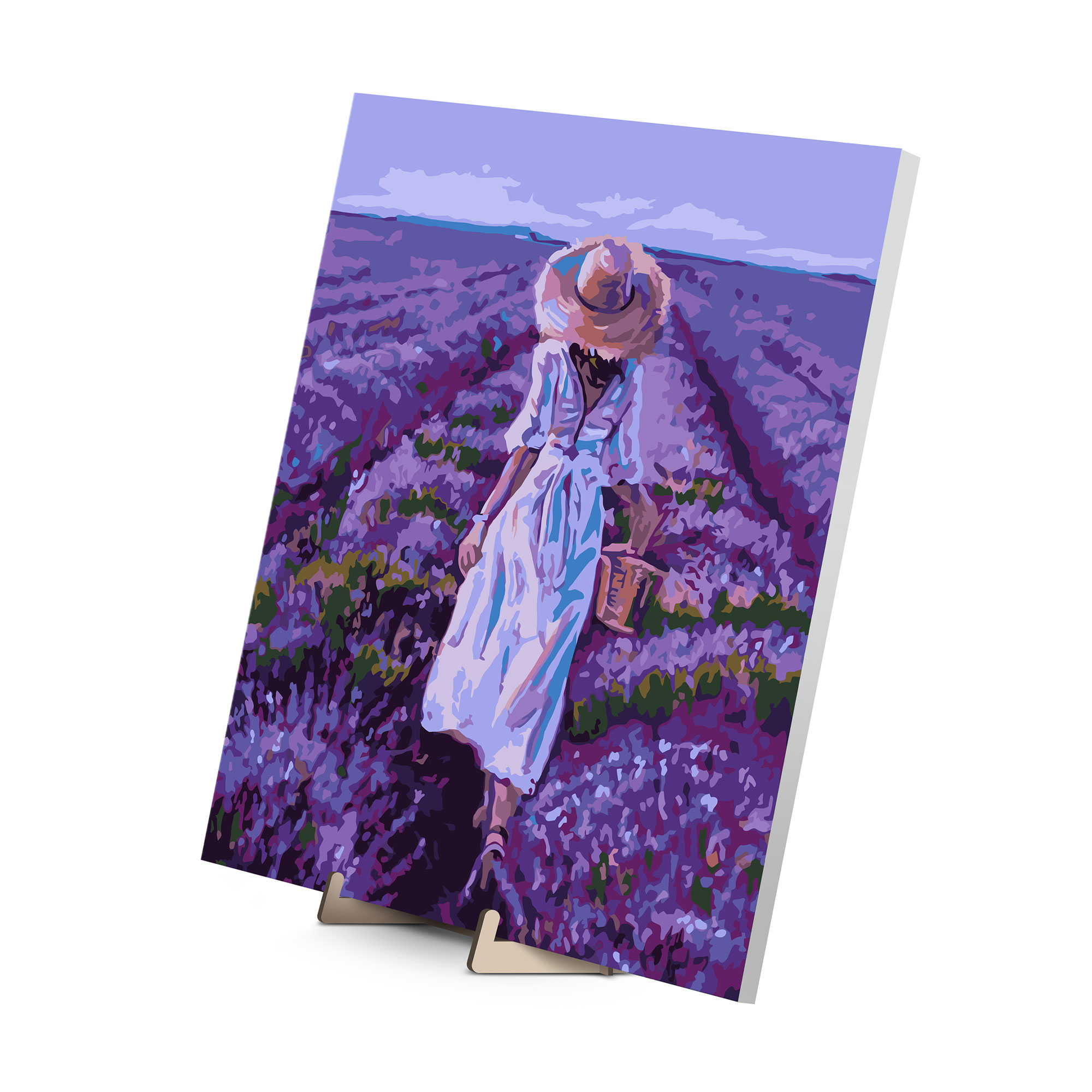 

Картина за номерами Qbee Лавандове поле, 40*50 см (QB900-050)