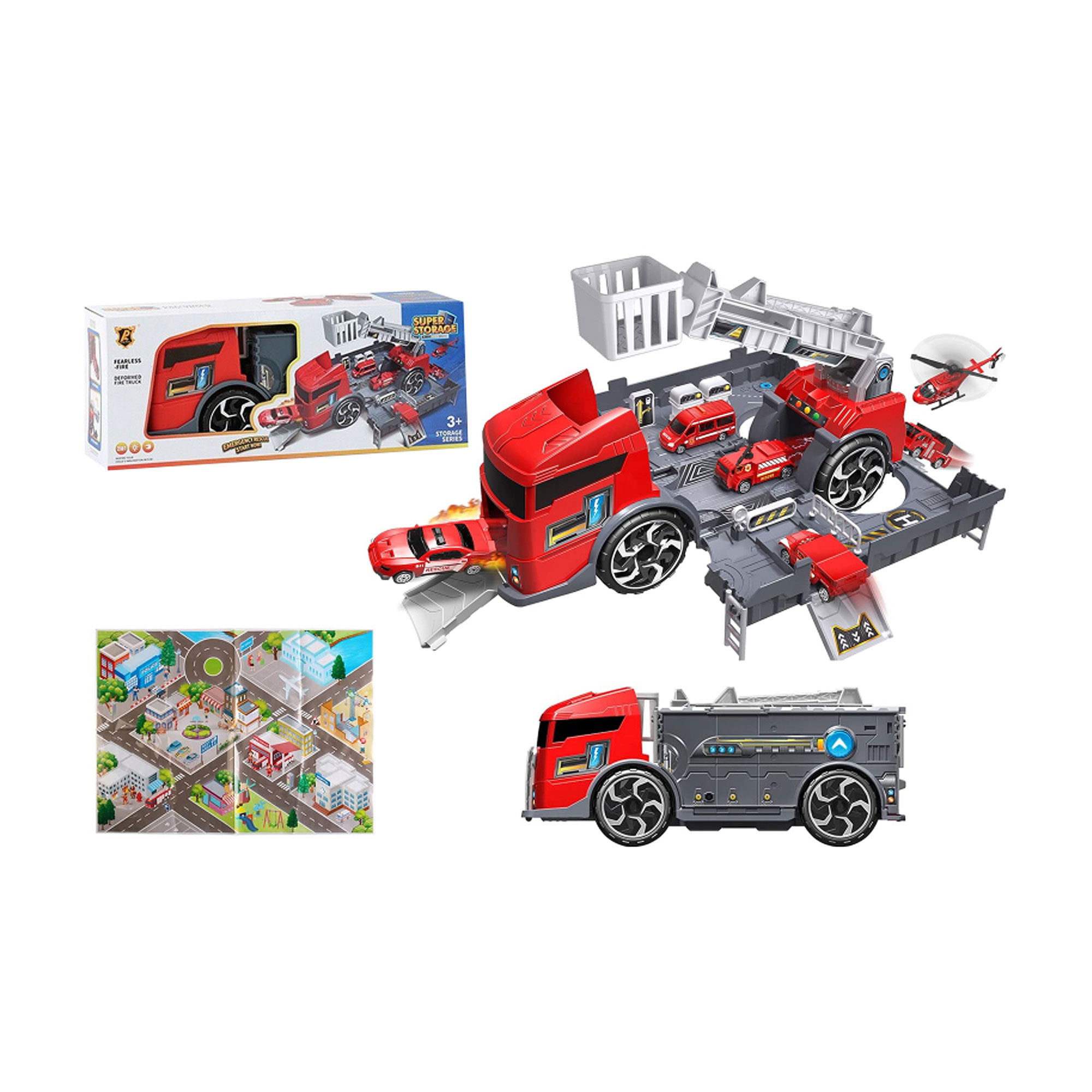 

Трейлер-паркінг YG Toys у коробці, від 3 років, 38.8*15.5*10.6 см (P904-A)