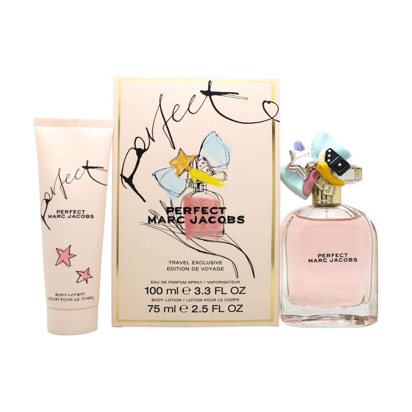 Парфумований набір жіночий Marc Jacobs Perfect (парфумована вода, 100 мл + лосьйон для тіла, 75 мл)