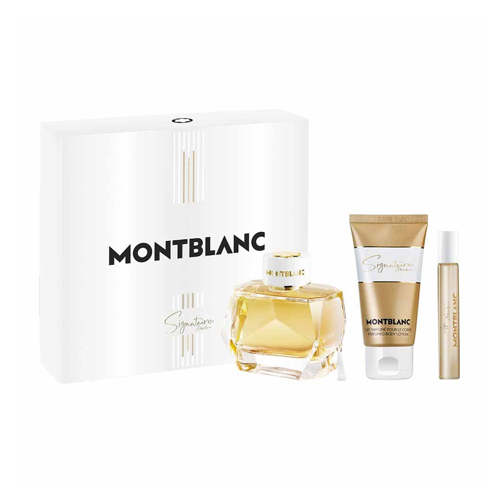 

Парфумований набір жіночий Montblanc Signature Absolue (парфумована вода, 90 мл + парфумована вода, 7.5 мл + лосьйон для тіла, 100 мл)