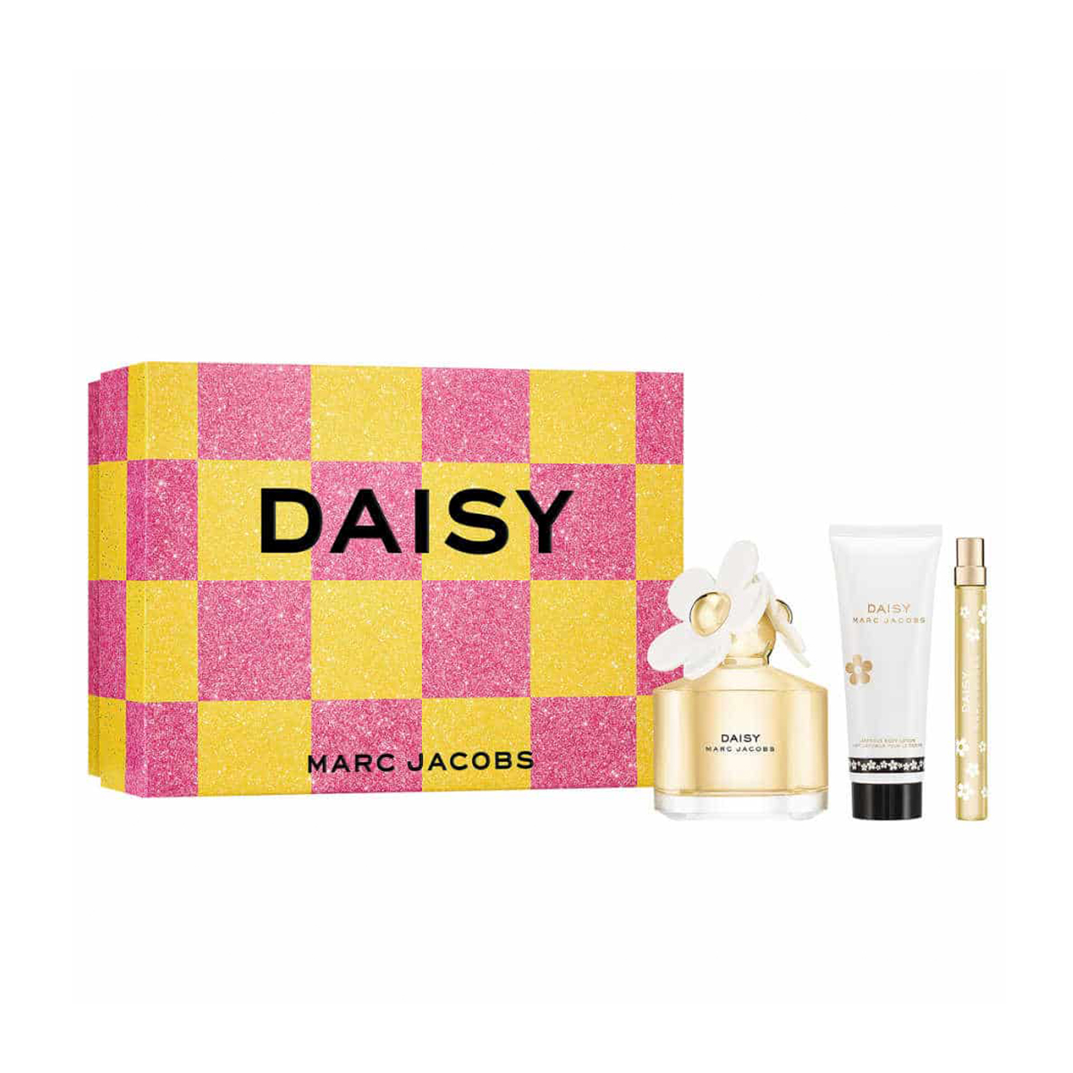 

Парфумований набір жіночий Marc Jacobs Daisy (лосьйон для тіла, 75 мл + туалетна вода, 100 мл + туалетна вода, 10 мл)