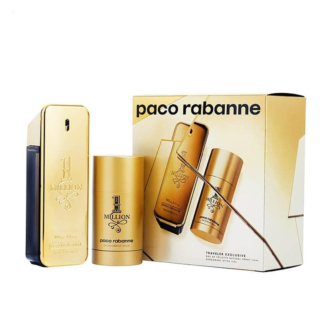 

Парфумований набір чоловічий Rabanne 1 Million (дезодорант-стік, 75 мл + туалетна вода, 100 мл)