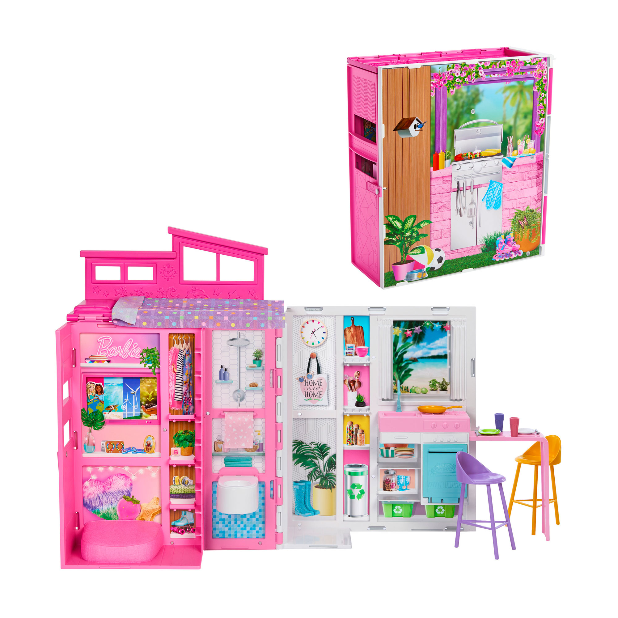 

Ігровий набір Barbie Будиночок для відпочинку, 13*31*33 см, від 3 років (HRJ76)