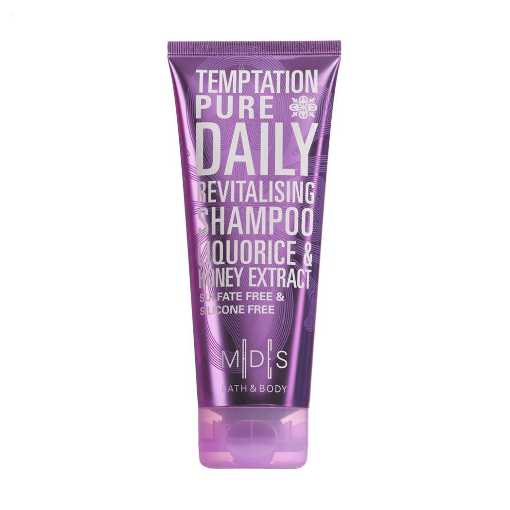 

Відновлювальний шампунь для волосся Mades Cosmetics Bath & Body Temptation Pure Daily Revitalising Shampoo Liquorice & Honey Extract, 200 мл
