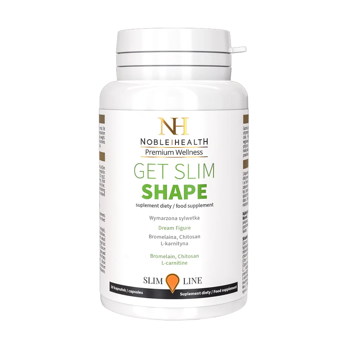 

Уцінка! Комплекс для стрункої фігури Noble Health Get Slim Shape, 30 капсул